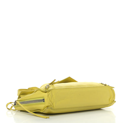 Balenciaga Calfskin Papier Sight Clutch Jaune Poussin 4 of 13