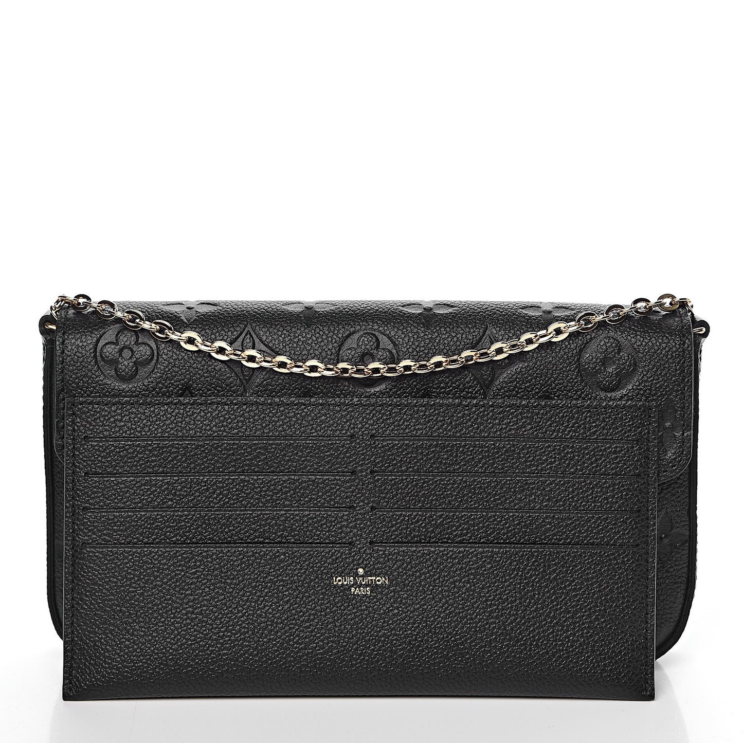 Empreinte Pochette Felicie Chain Wallet Black