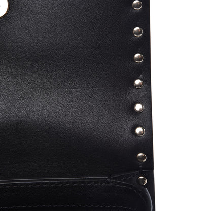 Valentino Garavani Vitello Rockstud Flap Crossbody Bag Black 7 of 8