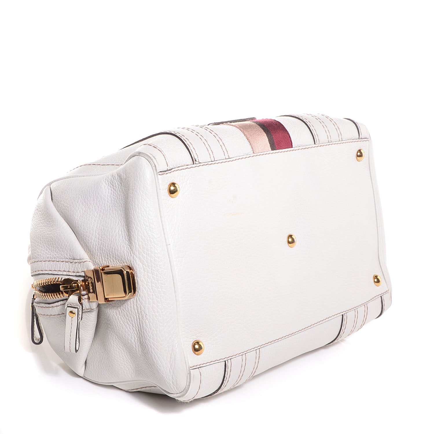Gucci Leather Aviatrix Medium Boston White 4 of 7