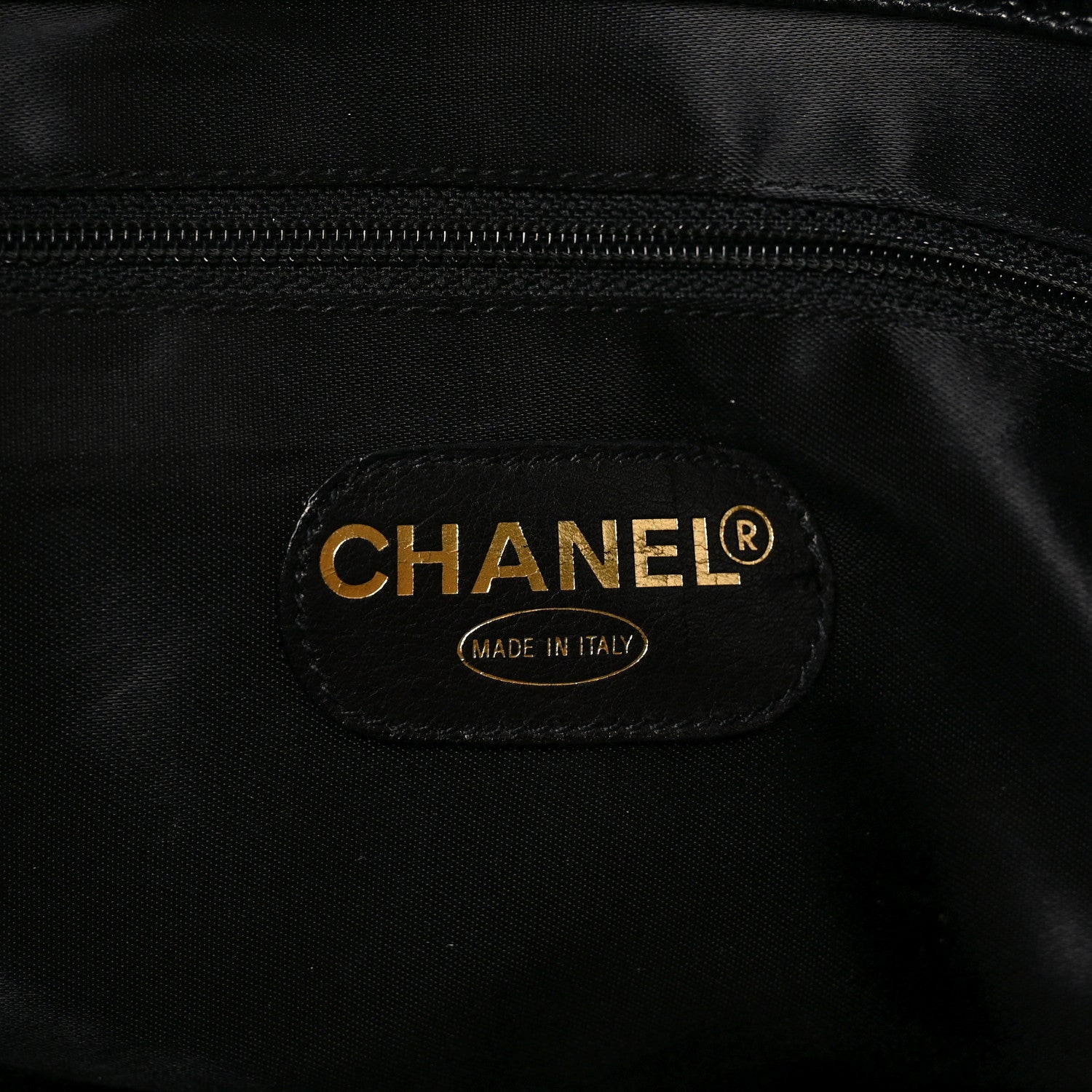 Chanel Caviar Large CC Shoulder Bag Black 6 of 10