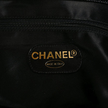 Chanel Caviar Large CC Shoulder Bag Black 6 of 10
