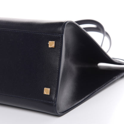 Saint Laurent Calfskin Medium Manhattan Shopper Tote Dark Notte 8 of 8