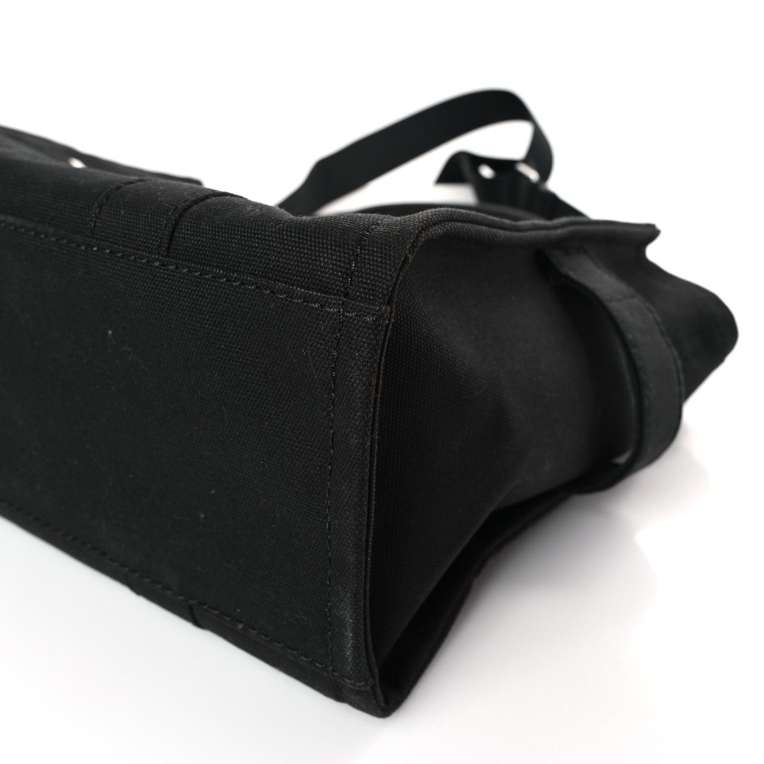 Marc Jacobs Cotton Canvas Small The Traveler Tote Bag Black 8 of 8