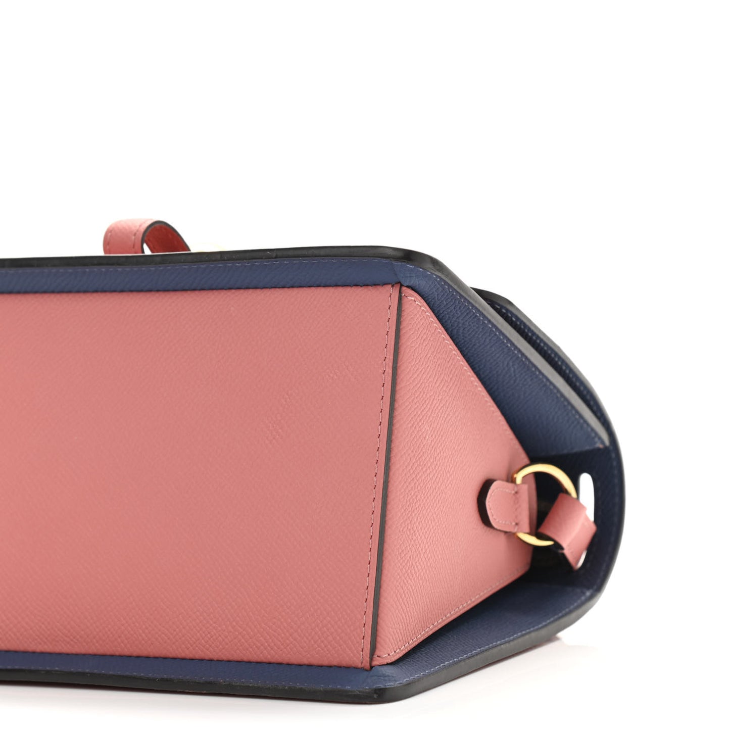 Carat Calfskin Madeleine Bag Wood Rose Ocean