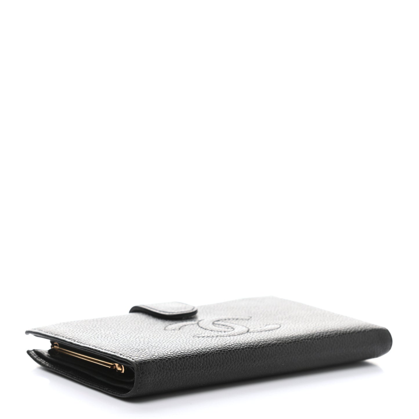 Caviar Timeless CC French Wallet Black