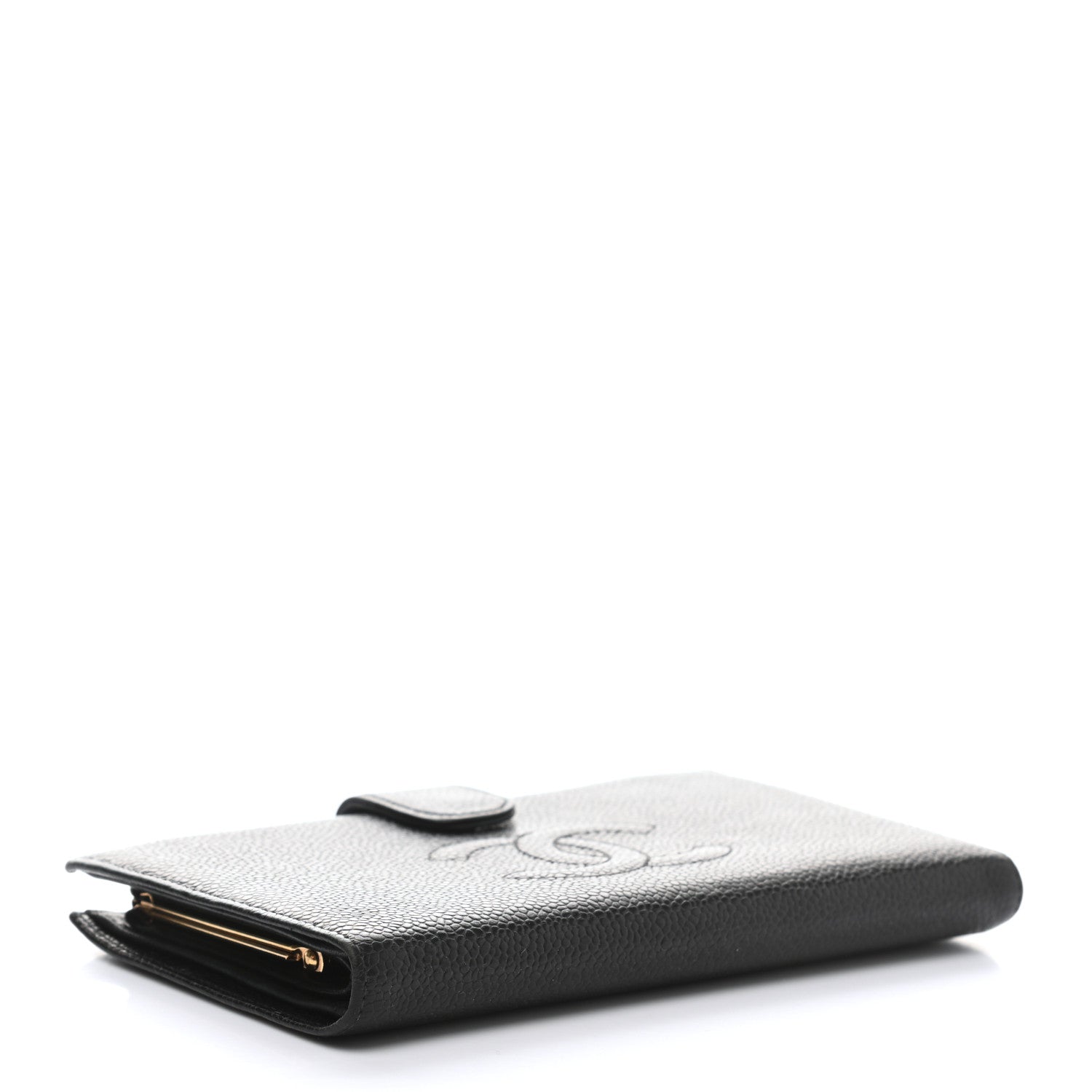 Chanel Caviar Timeless CC French Wallet Black 4 of 13