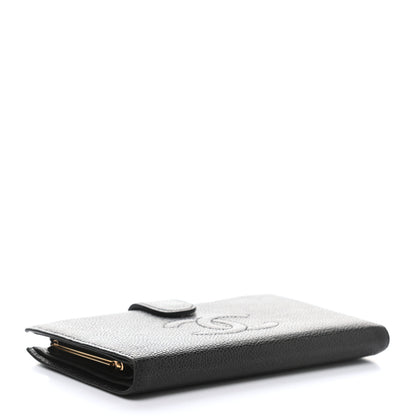 Chanel Caviar Timeless CC French Wallet Black 4 of 13