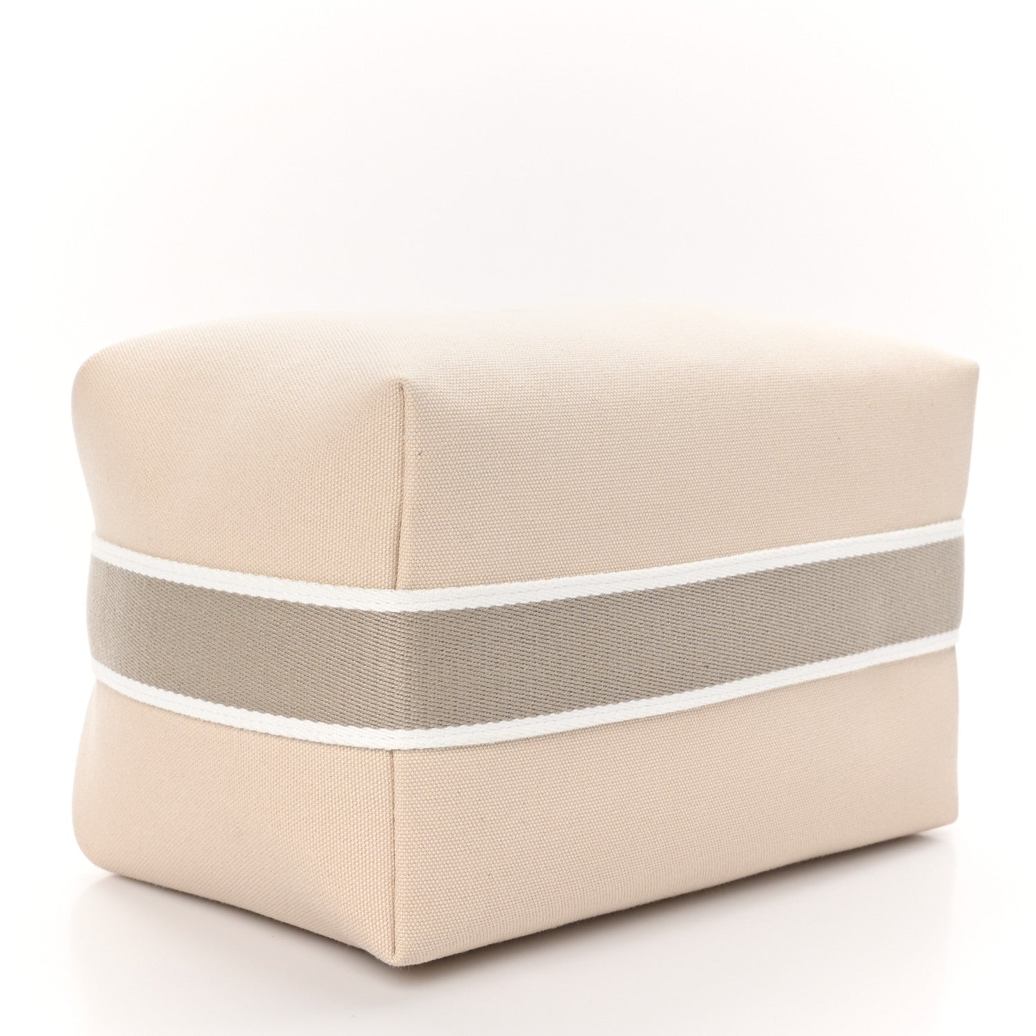 Hermes Canvas Large Bride-A-Brac Pouch Natural 5 of 9