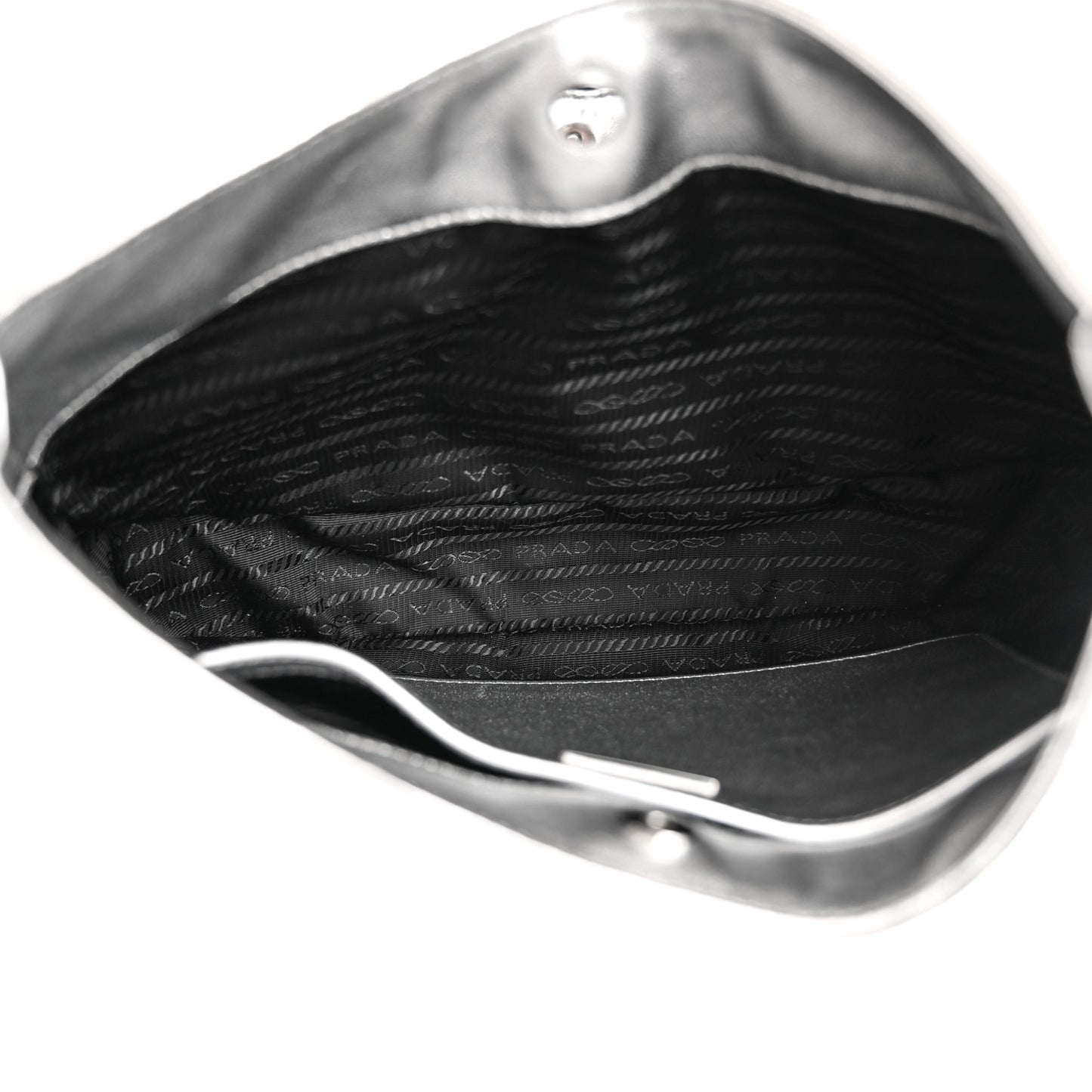 Spazzolato Cleo Shoulder Bag Argento