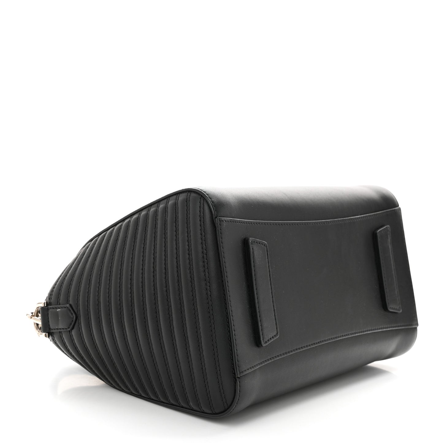 Smooth Calfskin Stitched Small Antigona Black