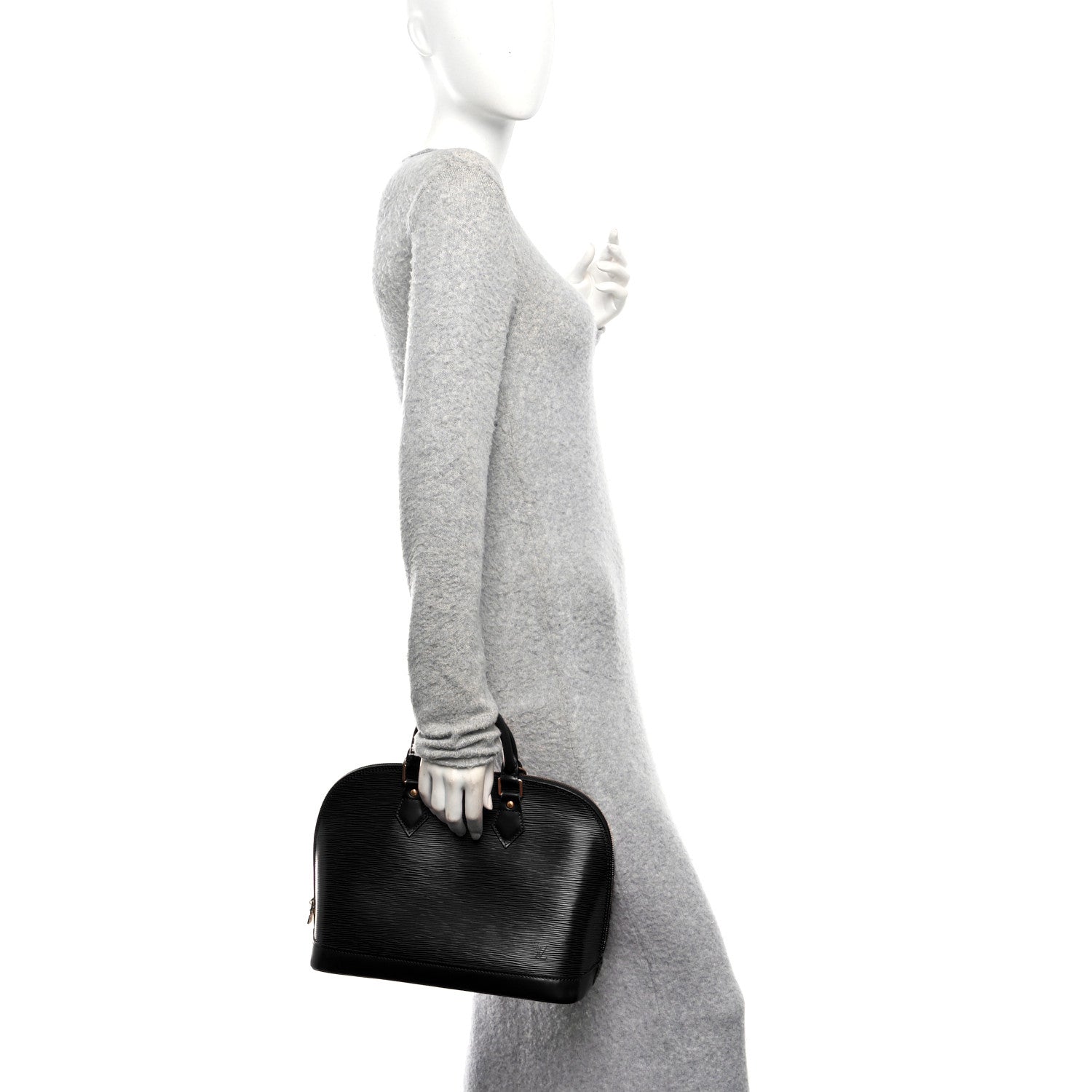 Louis Vuitton Epi Alma PM Black 2 of 11