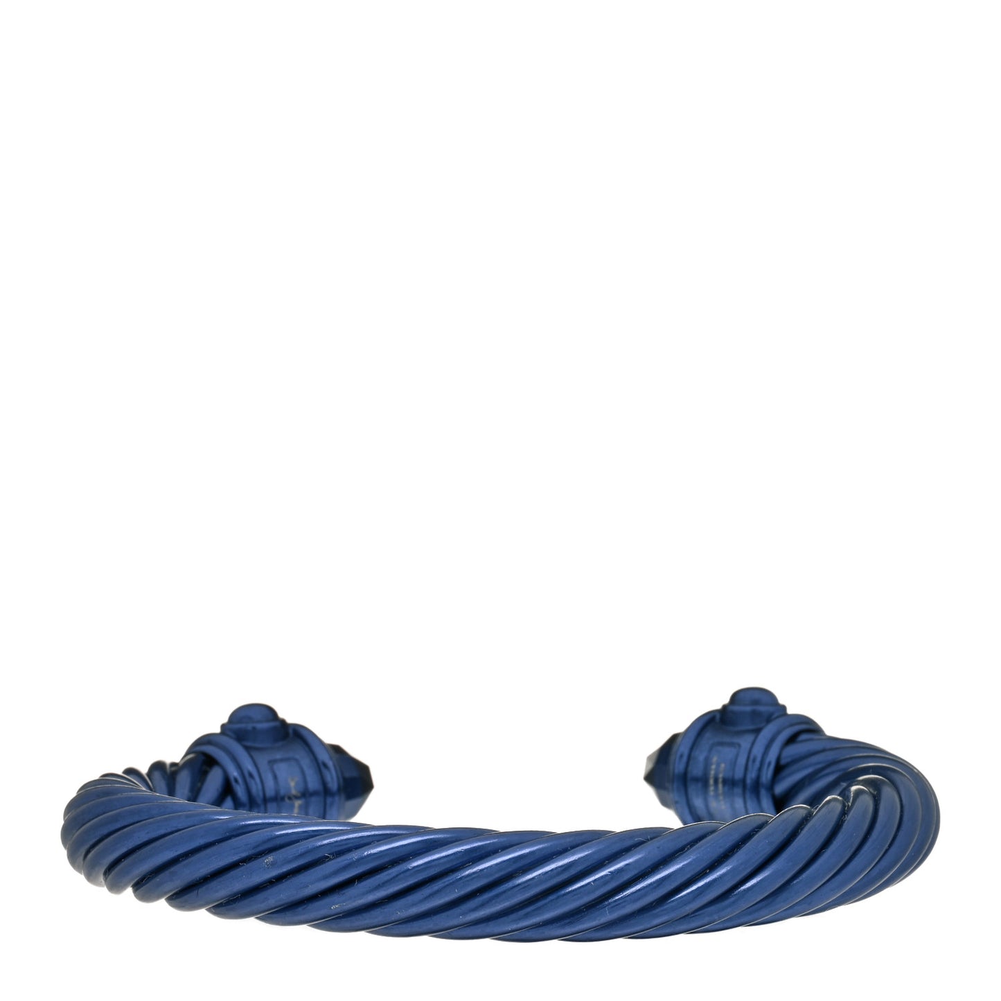 Aluminum 10mm Renaissance Cable Bracelet Indigo