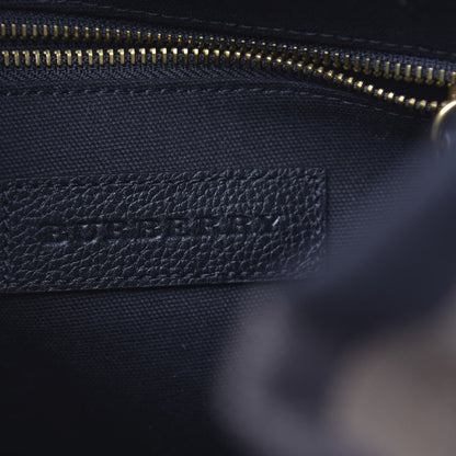 Burberry Canvas Mega Check Brookdale Backpack Black 5 of 10