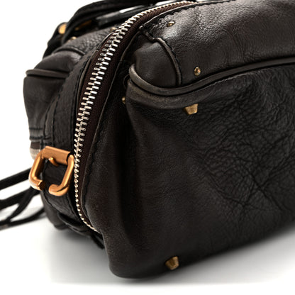 Chloe Calfskin Paddington Double Zip Bowler Chocolate 8 of 10