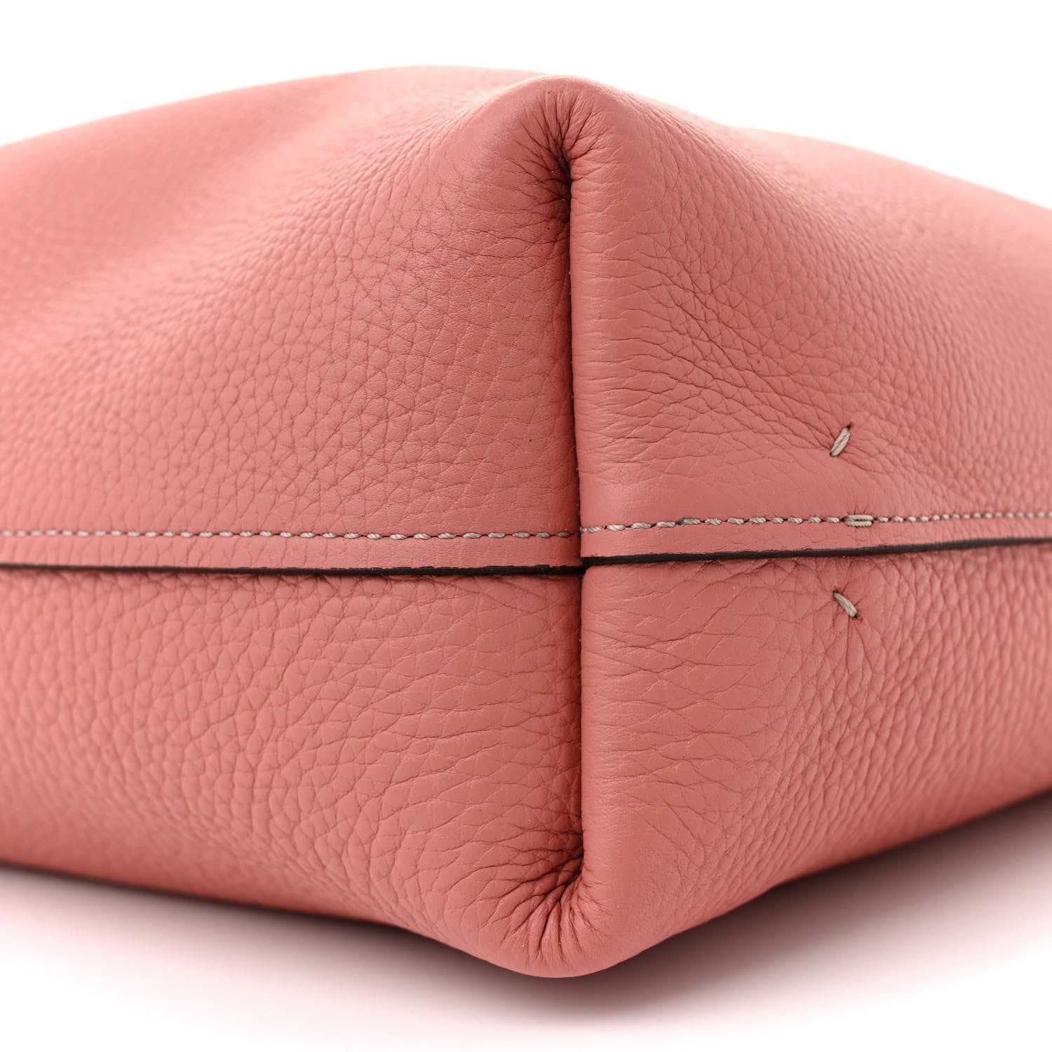 Moynat Taurillon Blush Calfskin Quattro Reversible Tote TPM Blue Pink 15 of 18