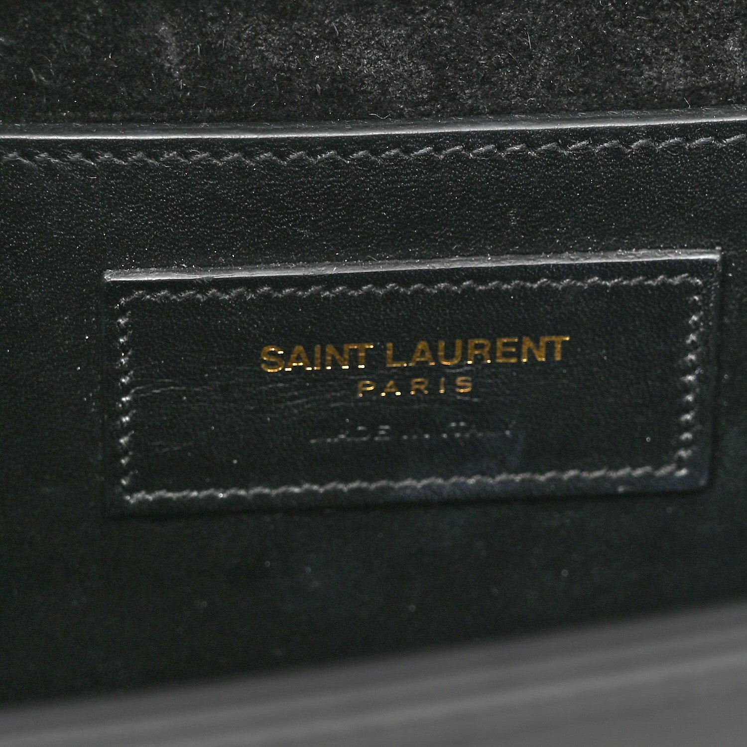 Saint Laurent Smooth Calfskin Medium Classic Monogram Kate Tassel Satchel Black 7 of 12
