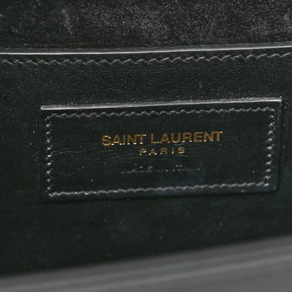 Saint Laurent Smooth Calfskin Medium Classic Monogram Kate Tassel Satchel Black 7 of 12