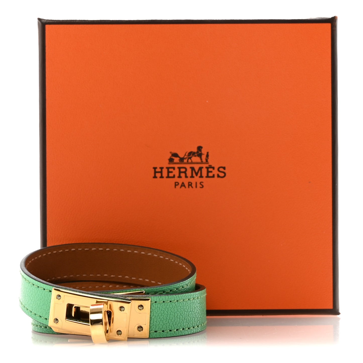Chevre Chamkila Kelly Double Tour Bracelet T2 Vert Comics