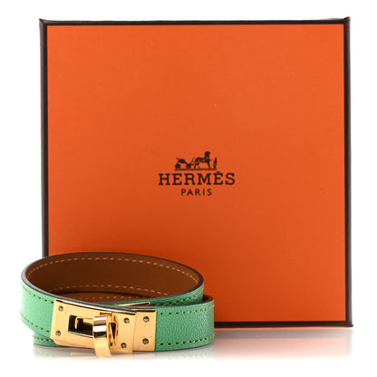 Hermes Chevre Chamkila Kelly Double Tour Bracelet T2 Vert Comics 6 of 6