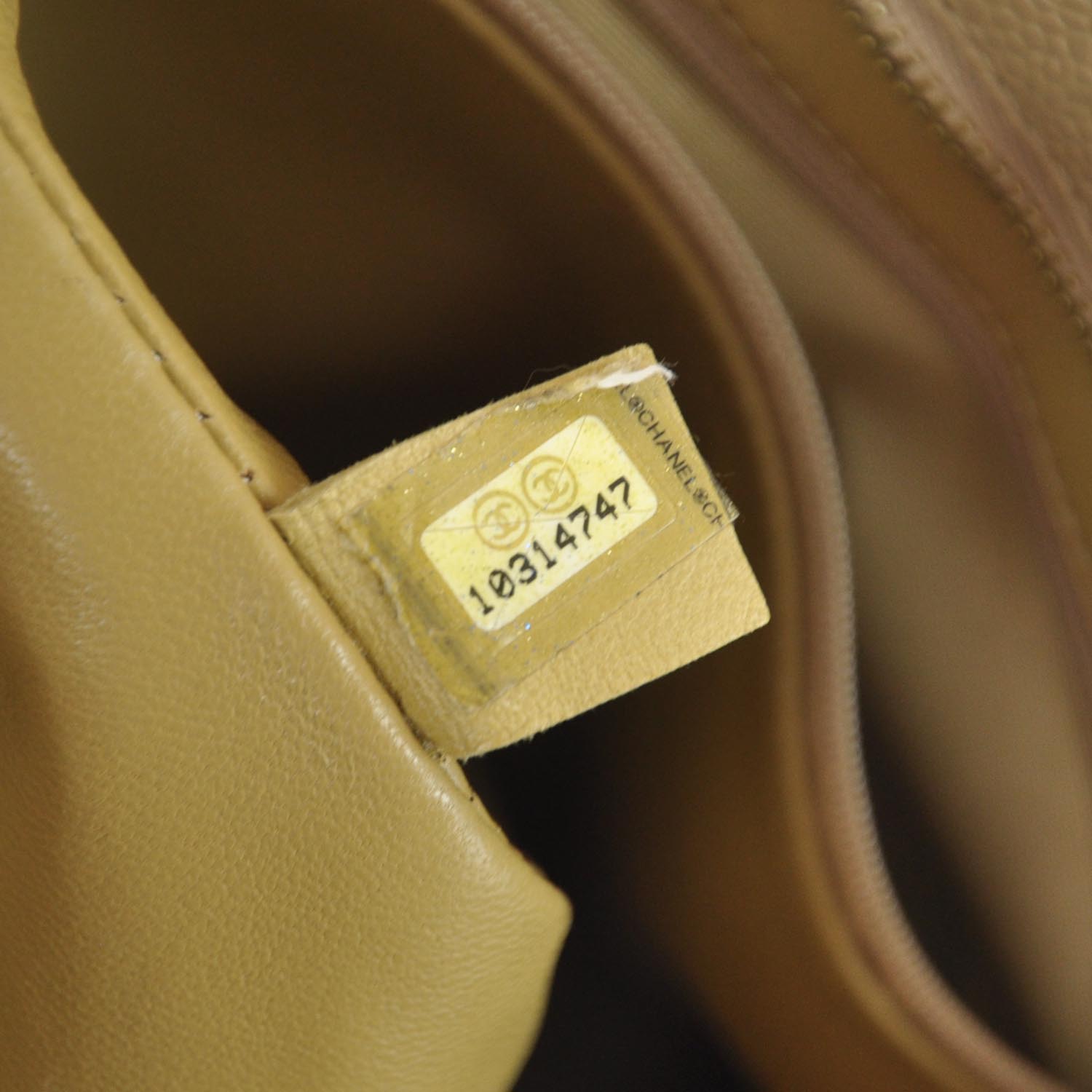 Chanel Caviar Quilted Medallion Tote Beige 9 of 9