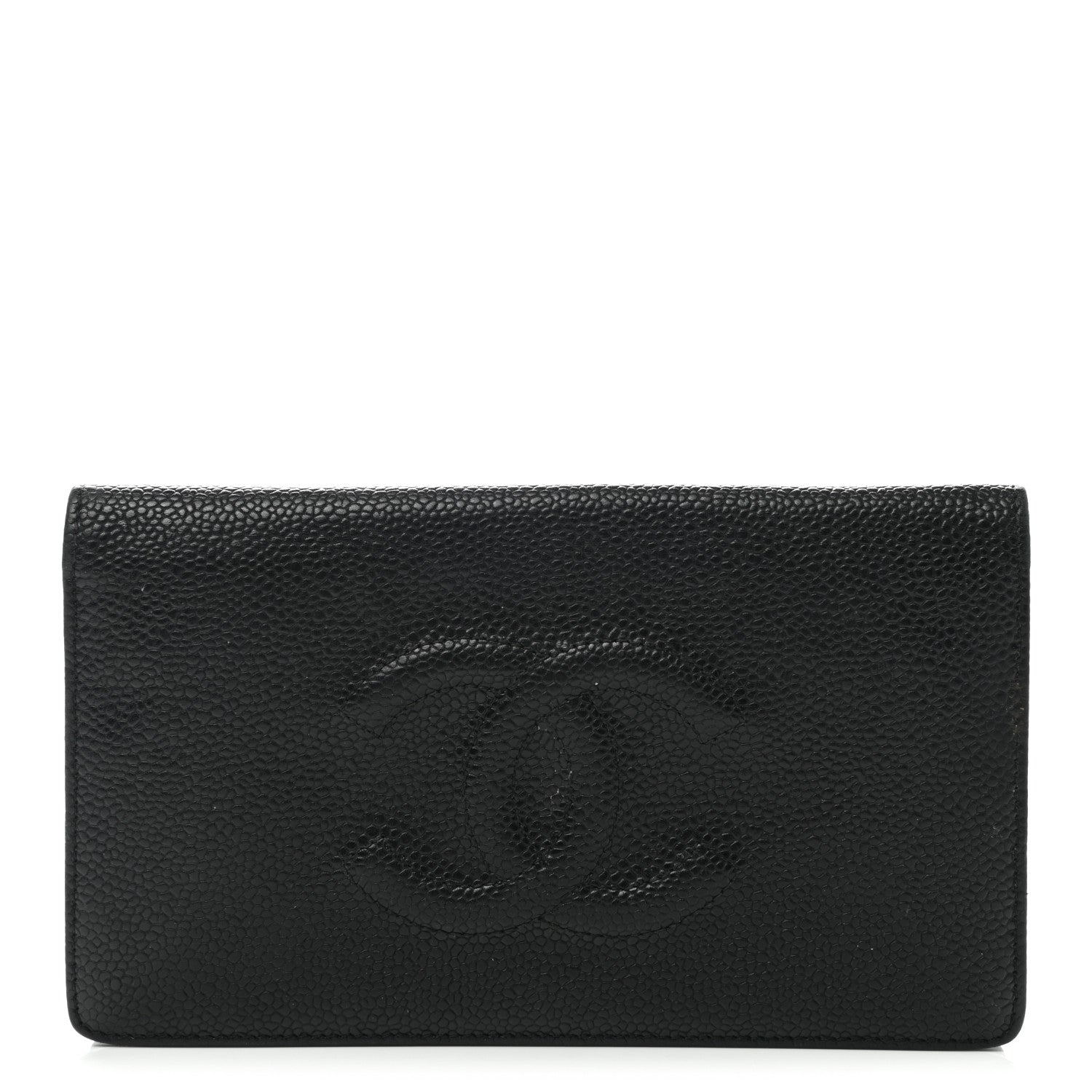 Chanel Caviar Timeless CC Yen Wallet Black 1 of 14