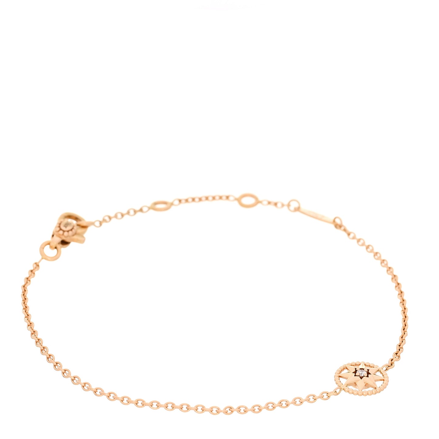 18K Rose Gold Diamond XS Rose Des Vents Bracelet