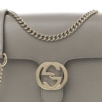 Gucci Dollar Calfskin Small Interlocking G Shoulder Bag Loess 20 of 28
