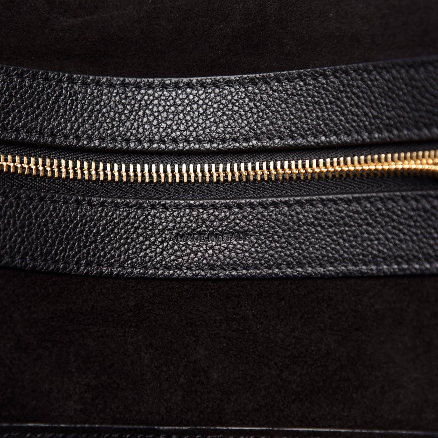 Celine Soft Grained Calfskin Medium Belt Cabas Phantom Black 6 of 11
