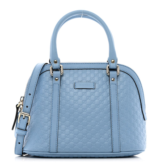 Microguccissima Mini Dome Bag Mineral Blue