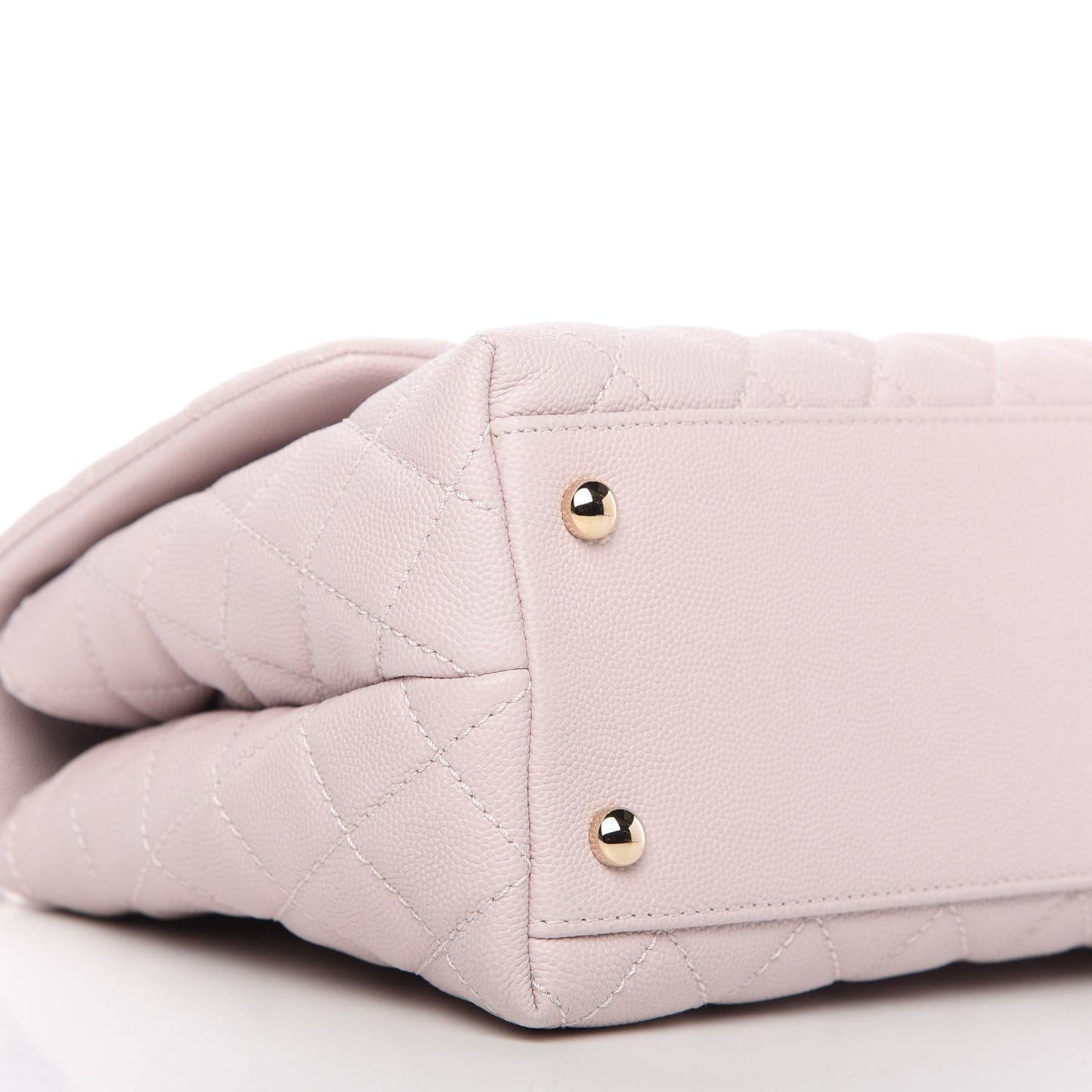 Caviar Quilted Small Coco Handle Flap Lilas Lilac
