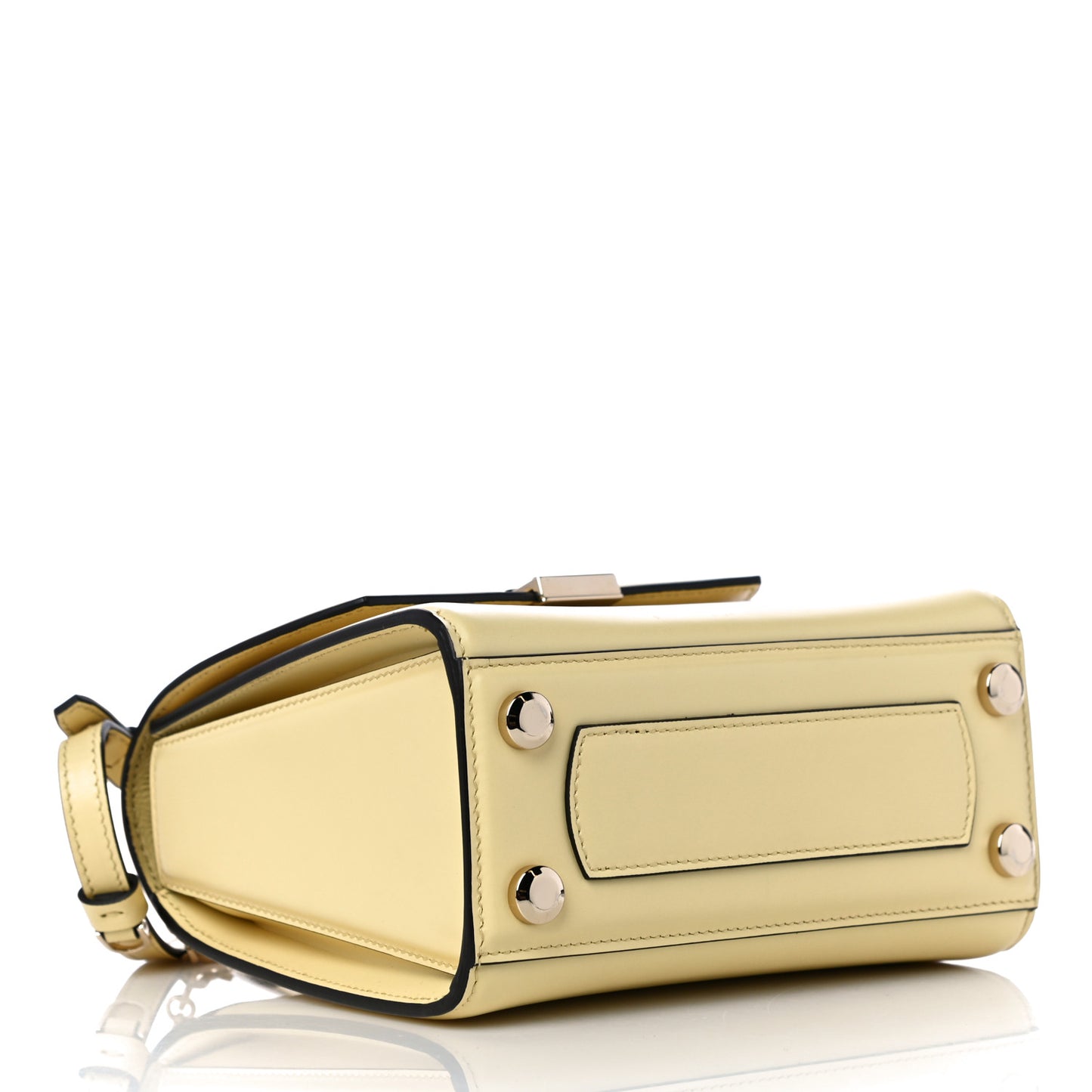 Smooth Calfskin Mini Boxyz Light Yellow