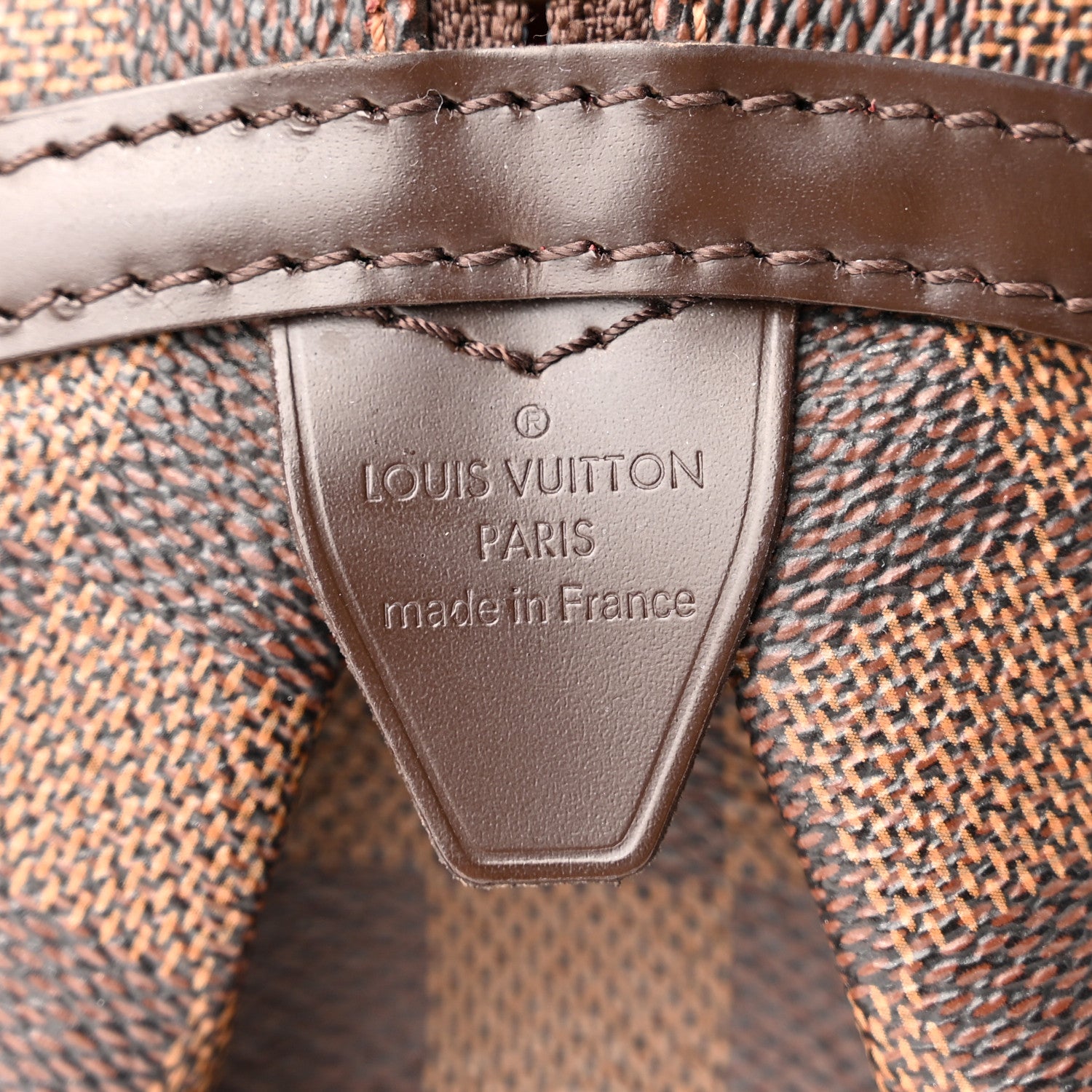 Louis Vuitton Damier Ebene Rivington GM 6 of 9