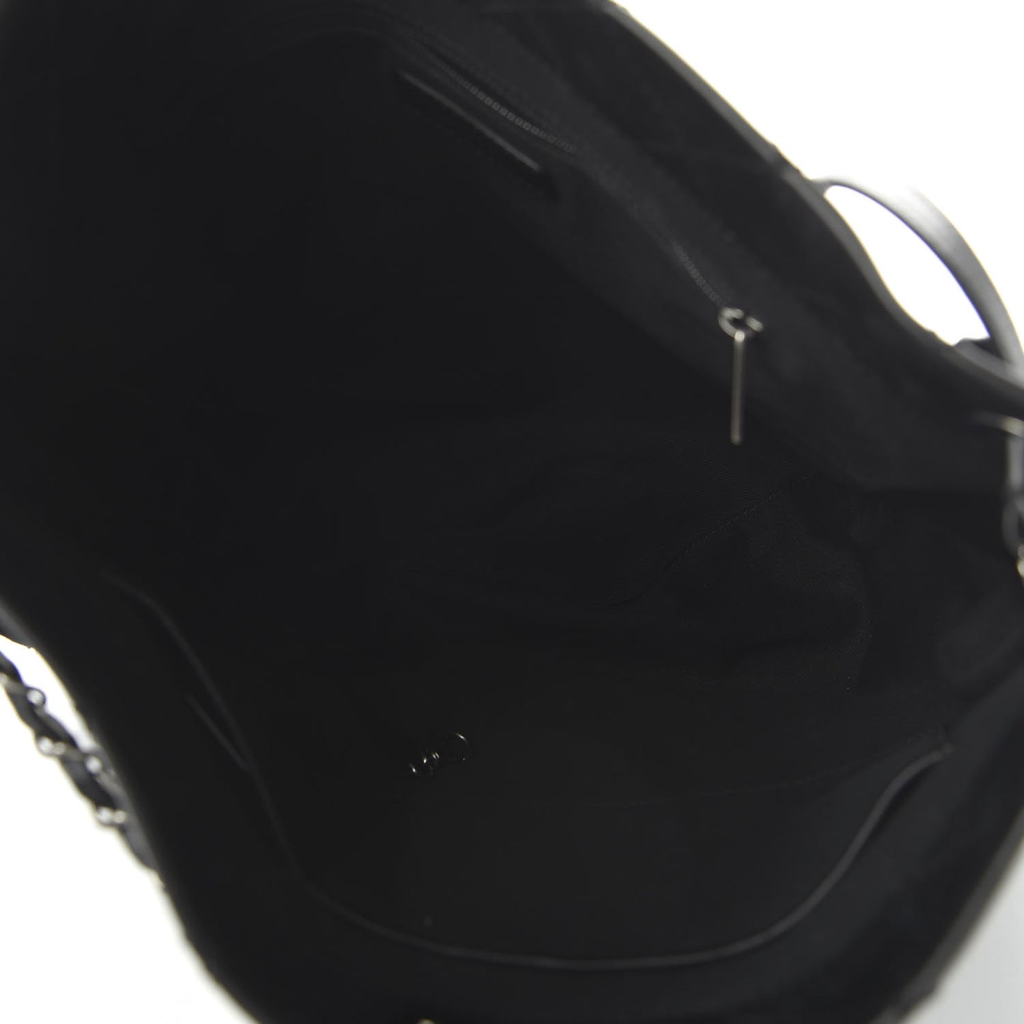 Calfskin CC Pocket Hobo Black