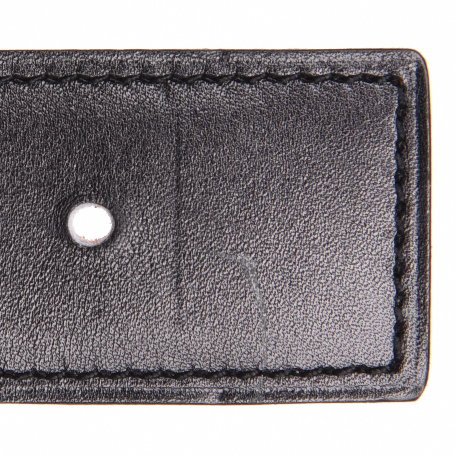 Hermes Box Togo 32mm Belt Strap 100 Black Orange 7 of 11