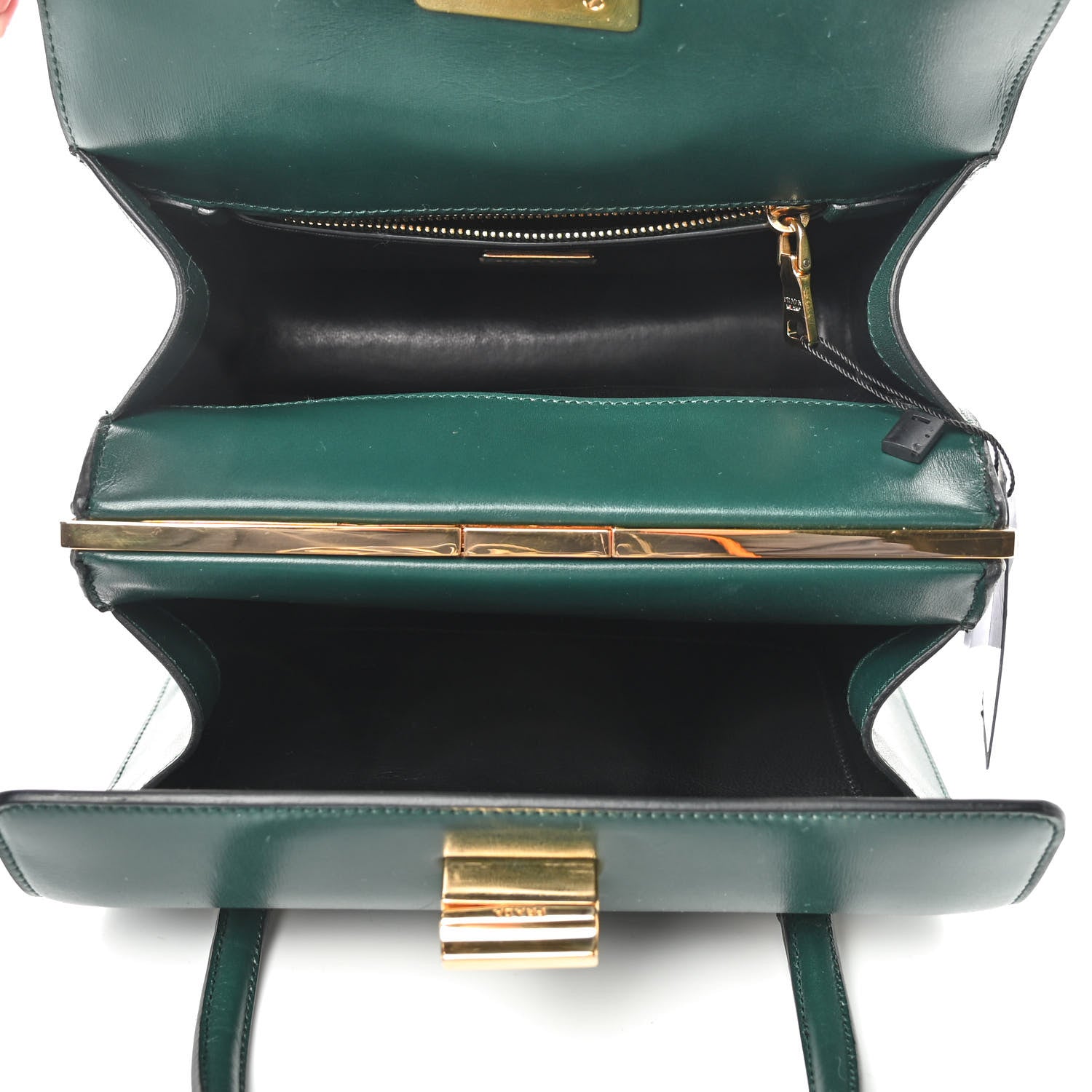 Prada Box Calfskin Shoulder Bag Bottiglia 4 of 8