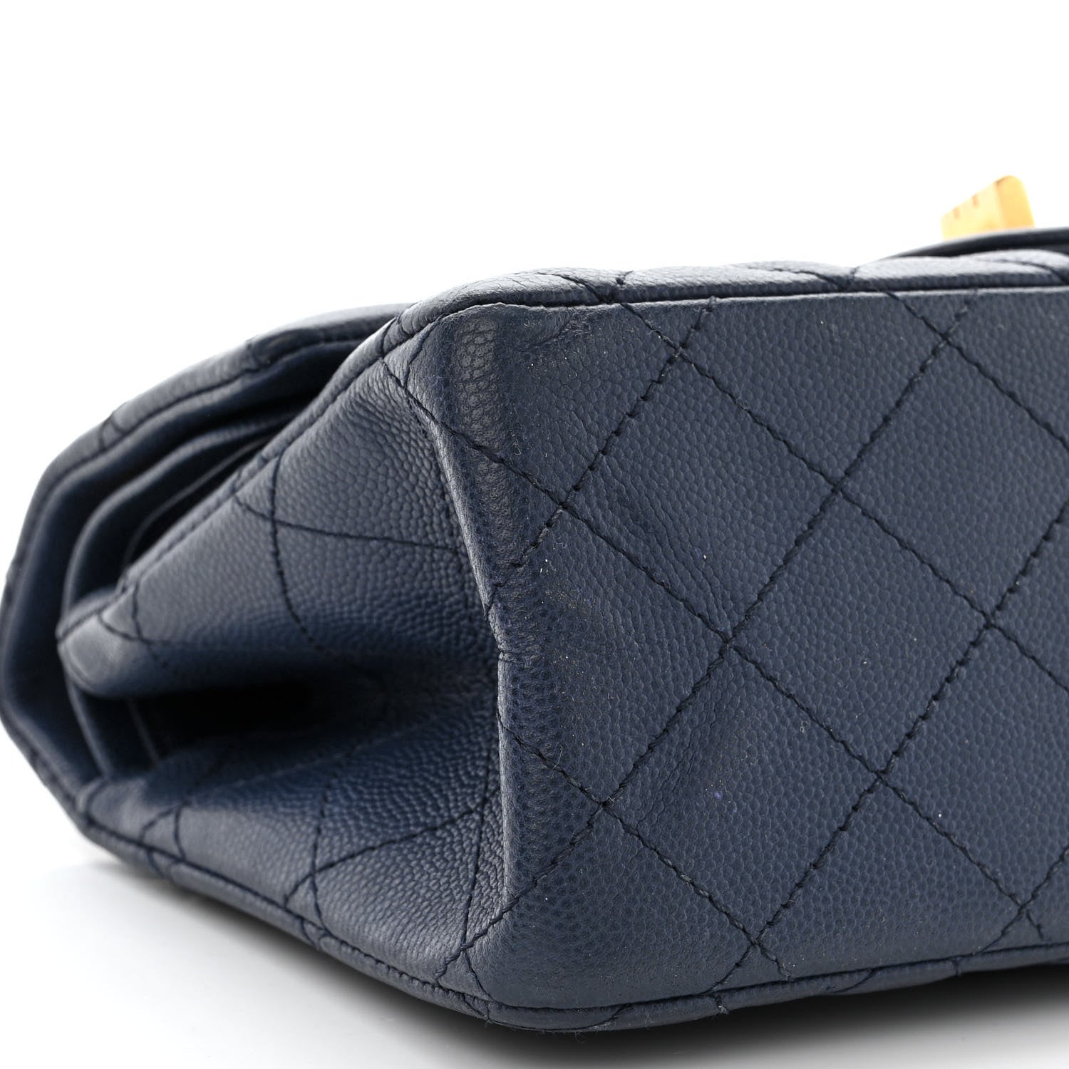 Chanel Caviar 2.55 Reissue 224 Flap Dark Blue 9 of 12