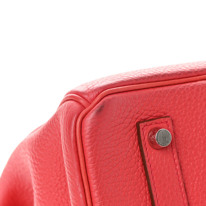 Hermes Taurillon Clemence Birkin 35 Rose Jaipur 11 of 23
