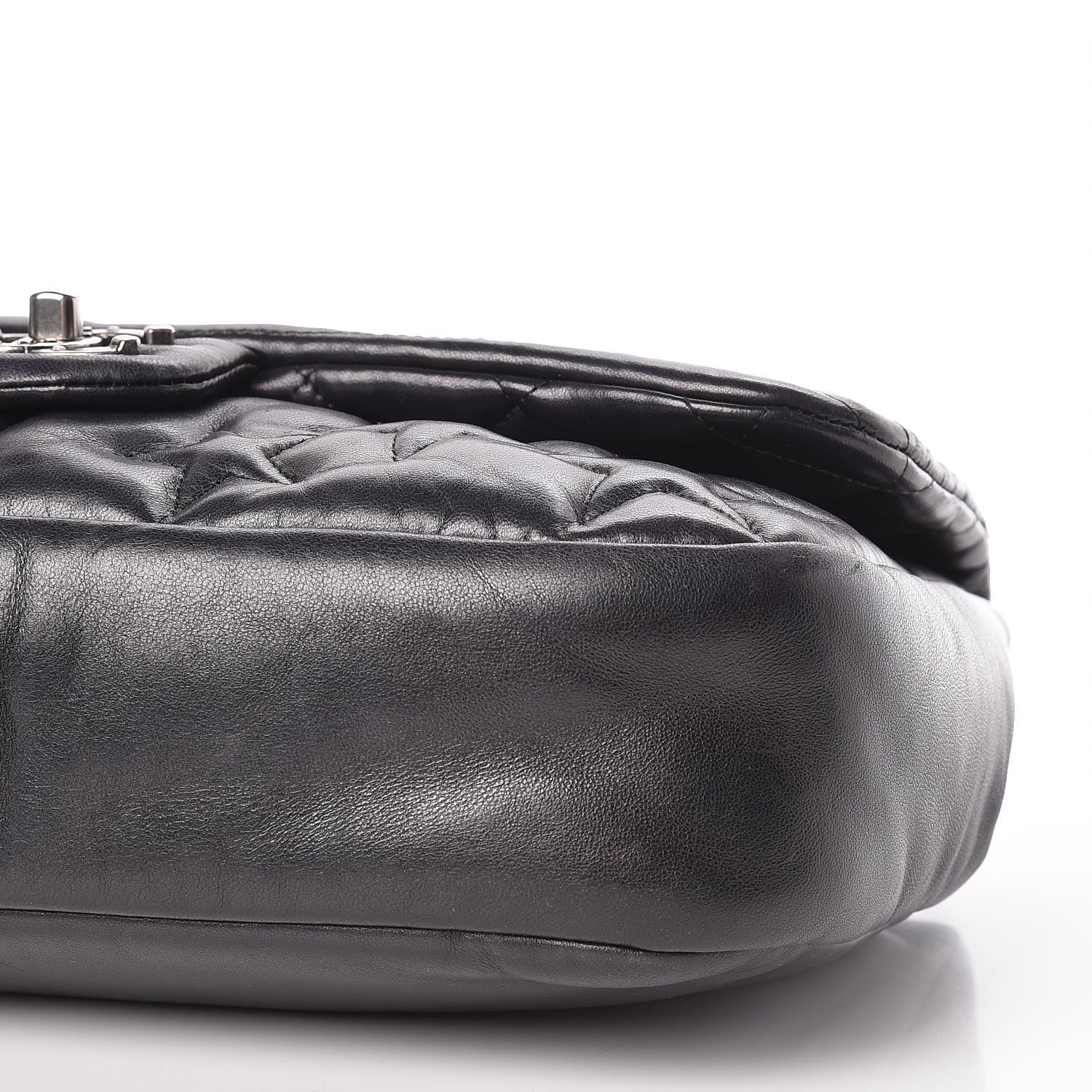 Chanel Lambskin Quilted Jumbo Paris Dallas Single Flap Black 9 of 9