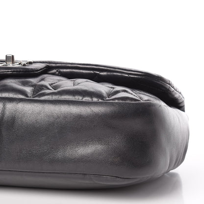 Chanel Lambskin Quilted Jumbo Paris Dallas Single Flap Black 9 of 9