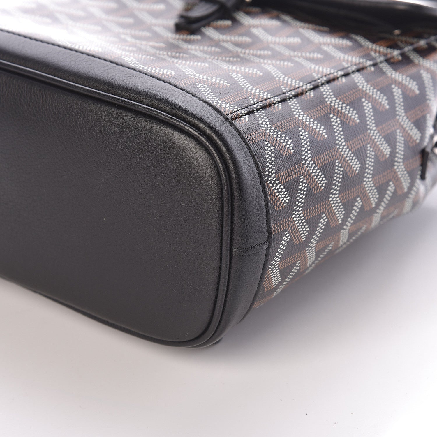 Goyard Goyardine Calfskin Mini Alpin Backpack Black 8 of 8