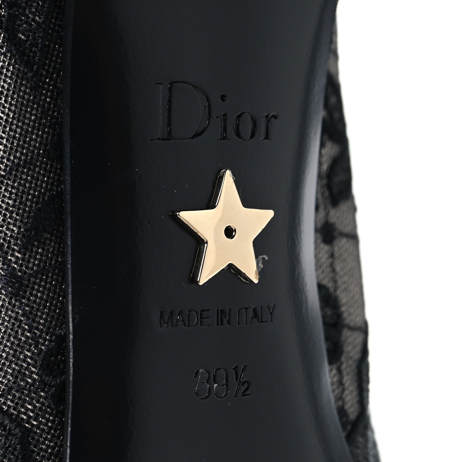 Christian Dior Suede Transparent Mesh Embroidered Roses Naughtily-D Heeled Lace Up Ankle Boots 39.5 Black 8 of 10