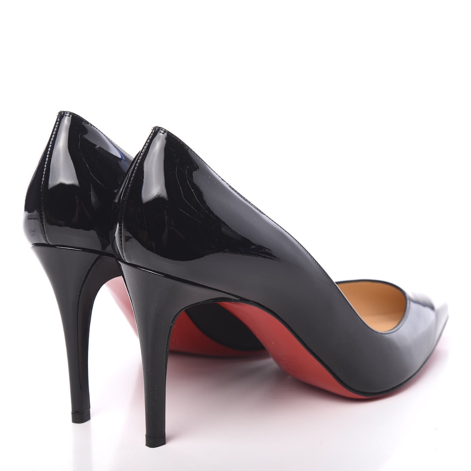 Christian Louboutin Patent Pigalle 85 Pumps 40 Black 4 of 8