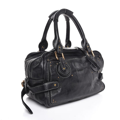 Chloe Calfskin Small Paddington Satchel Black 3 of 7