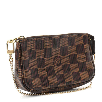Louis Vuitton Damier Ebene Mini Pochette Accessories 3 of 7
