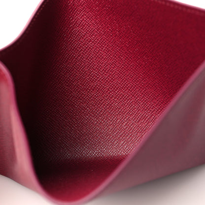 Louis Vuitton Calfskin Felicie Card Holder Insert Fuchsia 5 of 6