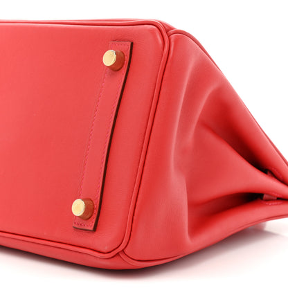 Hermes Swift Birkin 25 Vermillion 7 of 15
