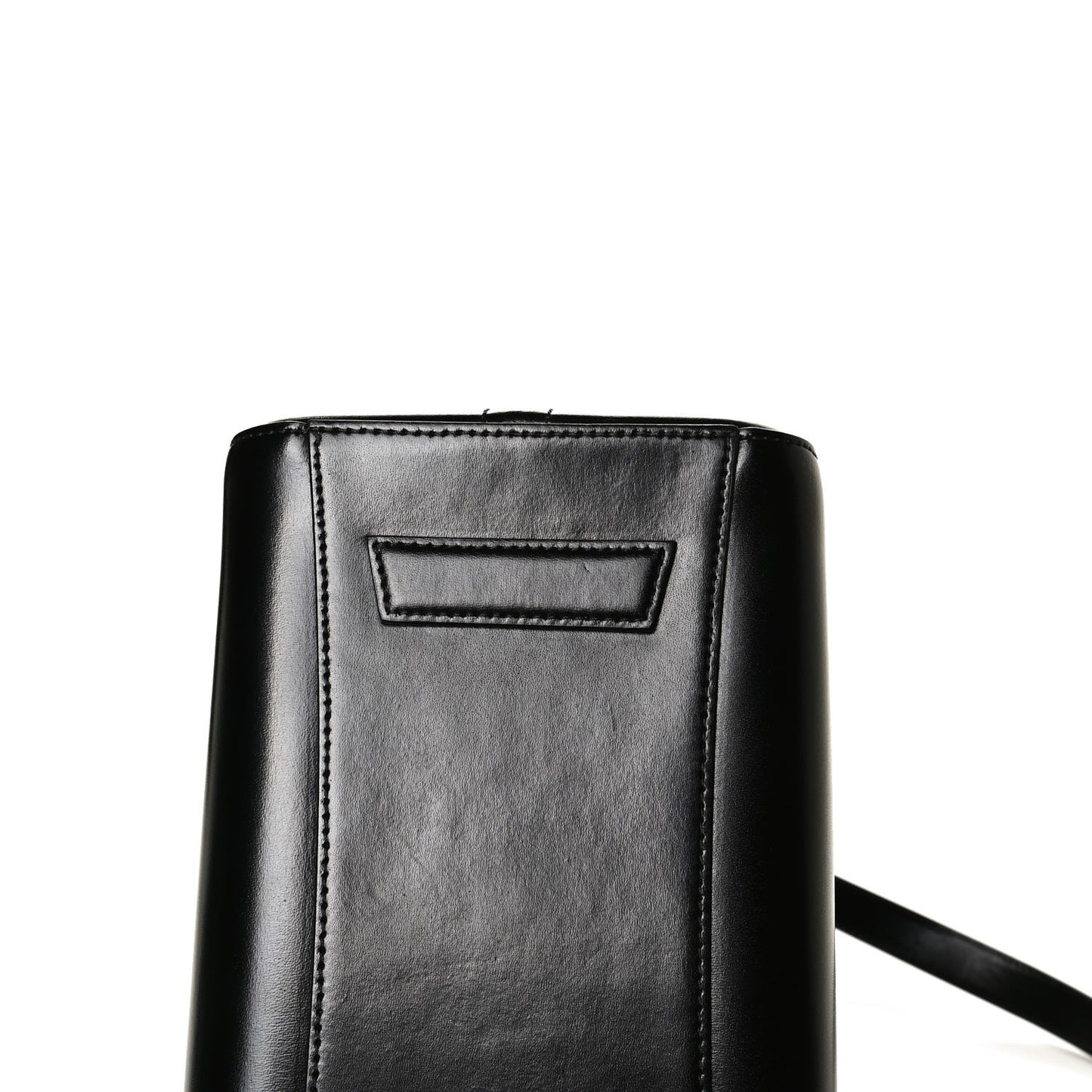 Shiny Lord Calfskin Small Antigona Black