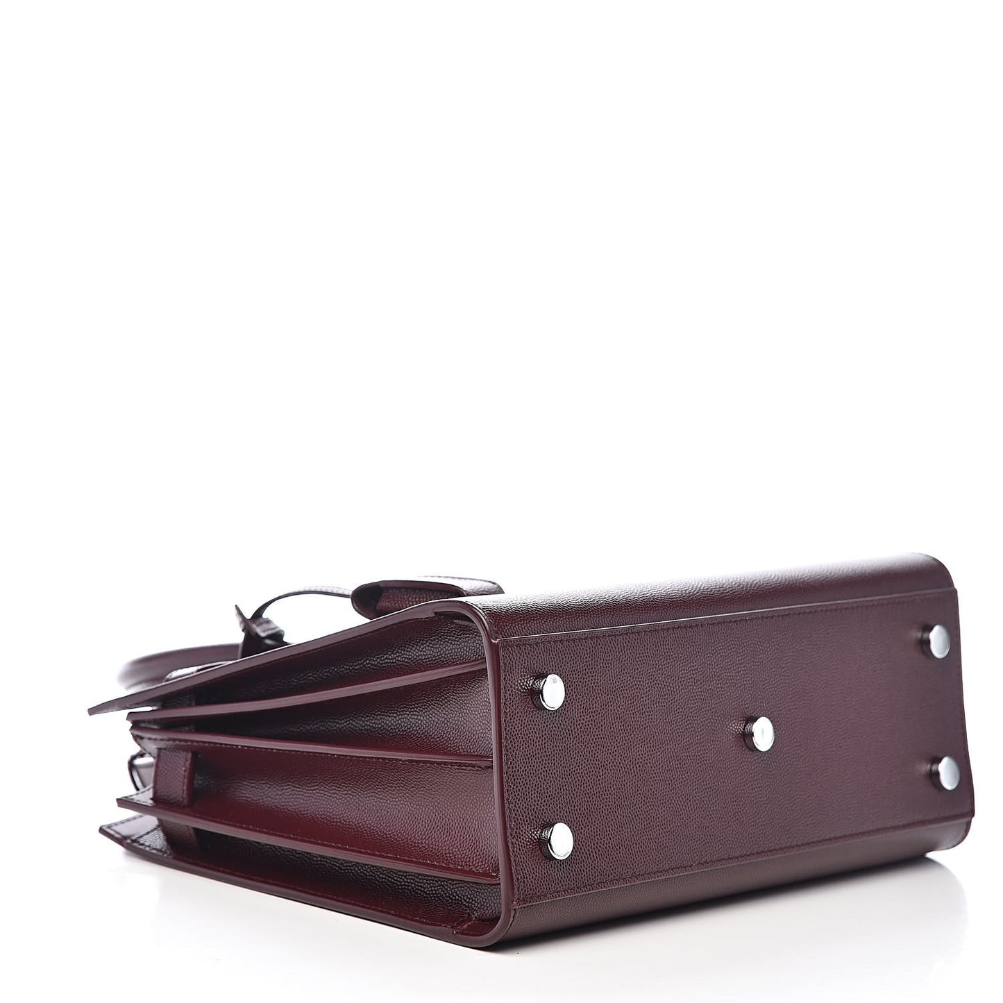 Grained Calfskin Small Sac De Jour Bag Rouge Legion