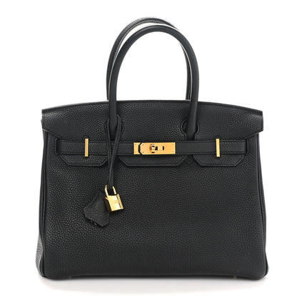 Hermes Togo BIRKIN 30 Black 1 of 10